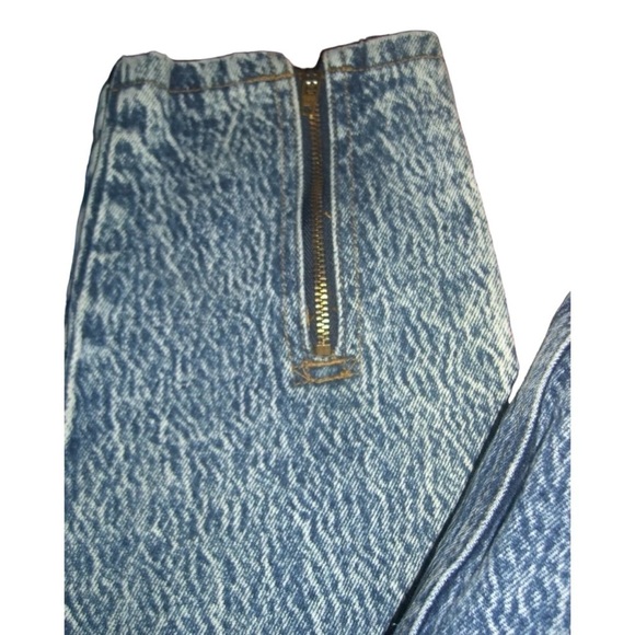 Vintage 80’s Stefano Jeans Acid Washed Mom High Waist Zip ALT egirl Punk Grunge - Picture 8 of 14